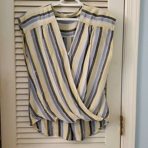 Max Studio striped casual blouse